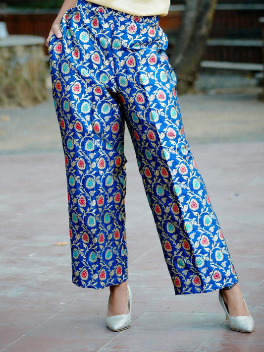 Women's Palazzo Pants Blue