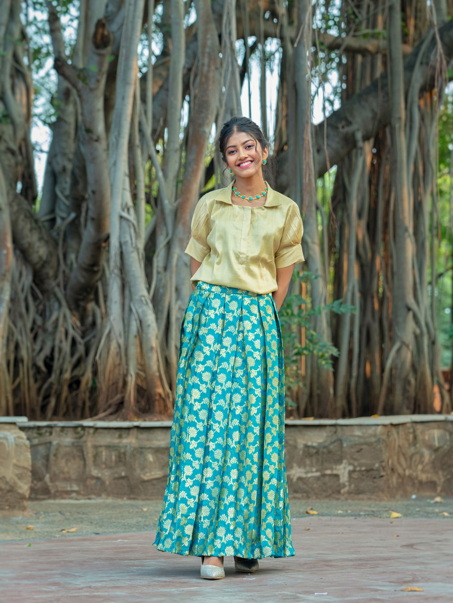 Women's Firozi Skirt