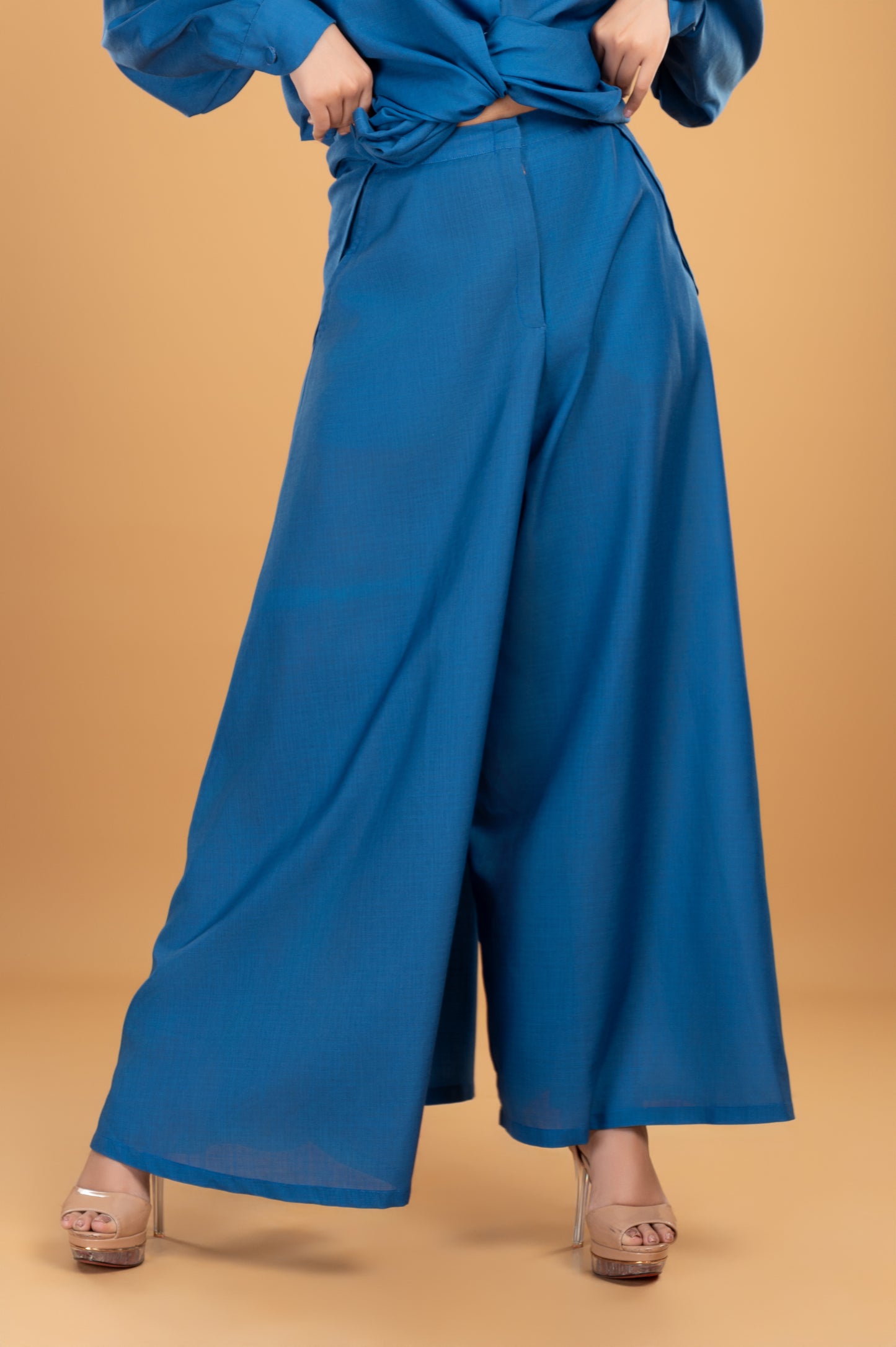 WOMENS LONG PALAZZO PANTS